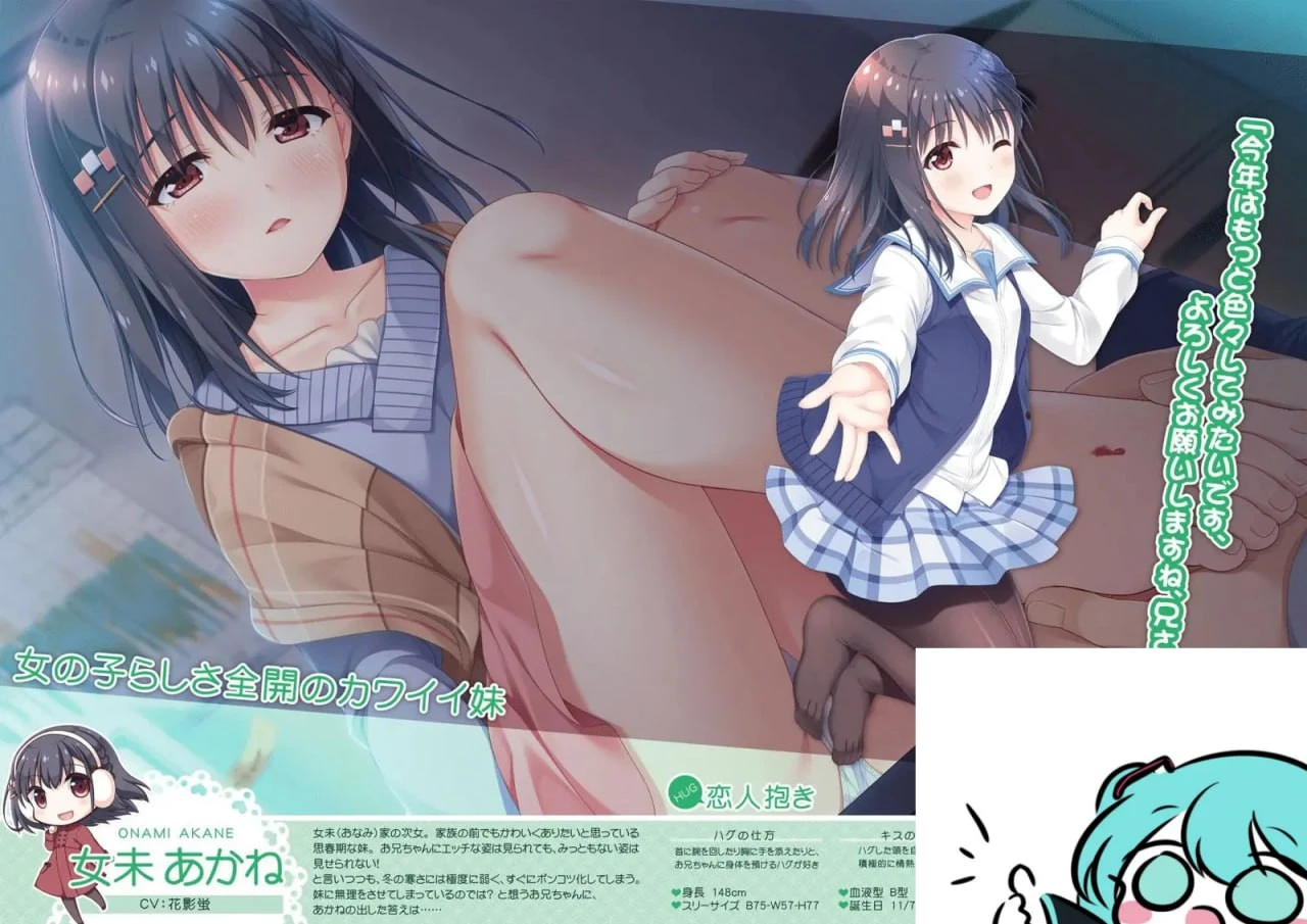 【ADV/PC】哥哥,早上起床之前都要抱紧我哦!晚上睡觉之前做更多色色的事吧! #お兄ちゃん、朝までずっとギュってして!夜までもっとエッチして! 中文汉化版