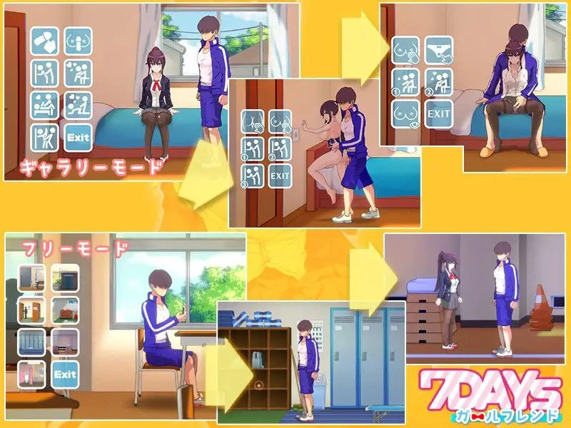 【PC/RPG/无汉化】7天女友