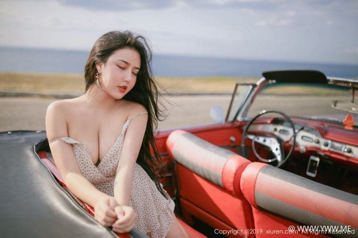 [XiuRen秀人网] 2019.05.21 No.1463 Manuela玛鲁娜 古典车 旅拍-像素点