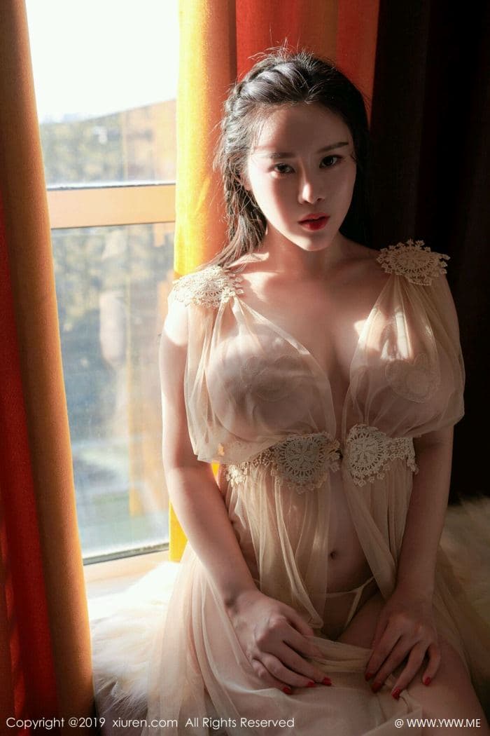 [XiuRen秀人网] 2019.03.14 No.1366 戴渃欣 透视 美胸-像素点