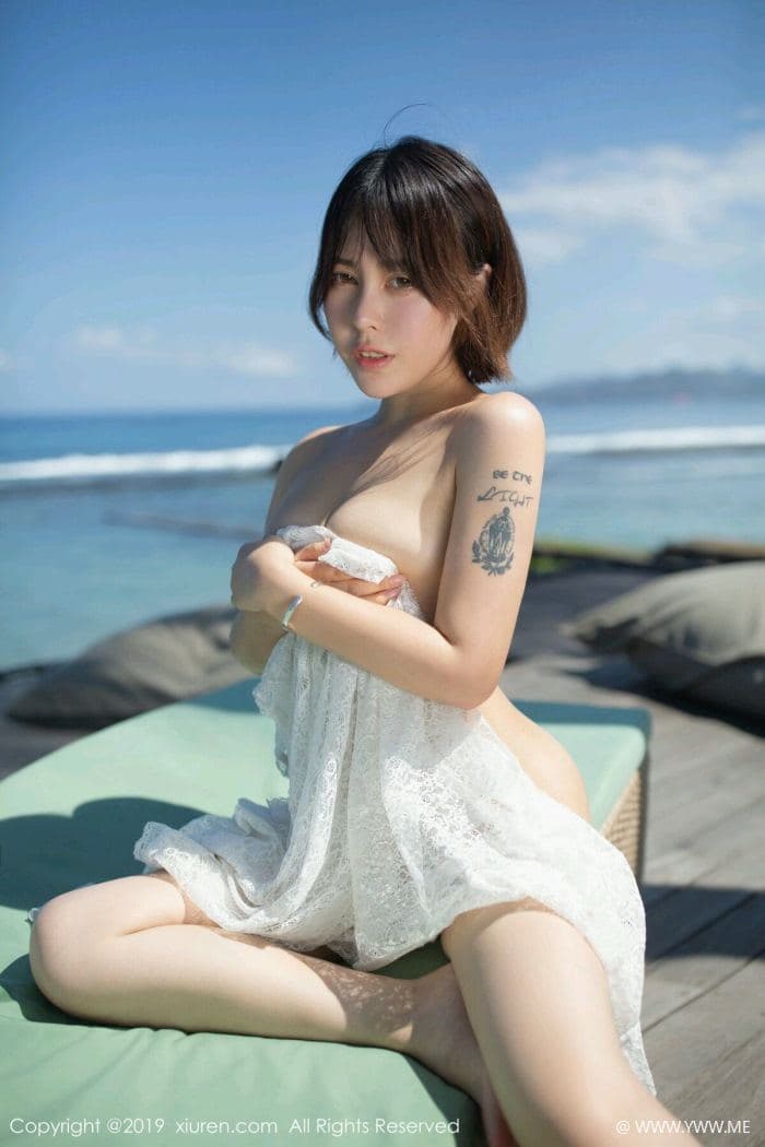 [XiuRen秀人网] 2019.08.12 No.1612 Evelyn艾莉 美臀 婚纱-像素点