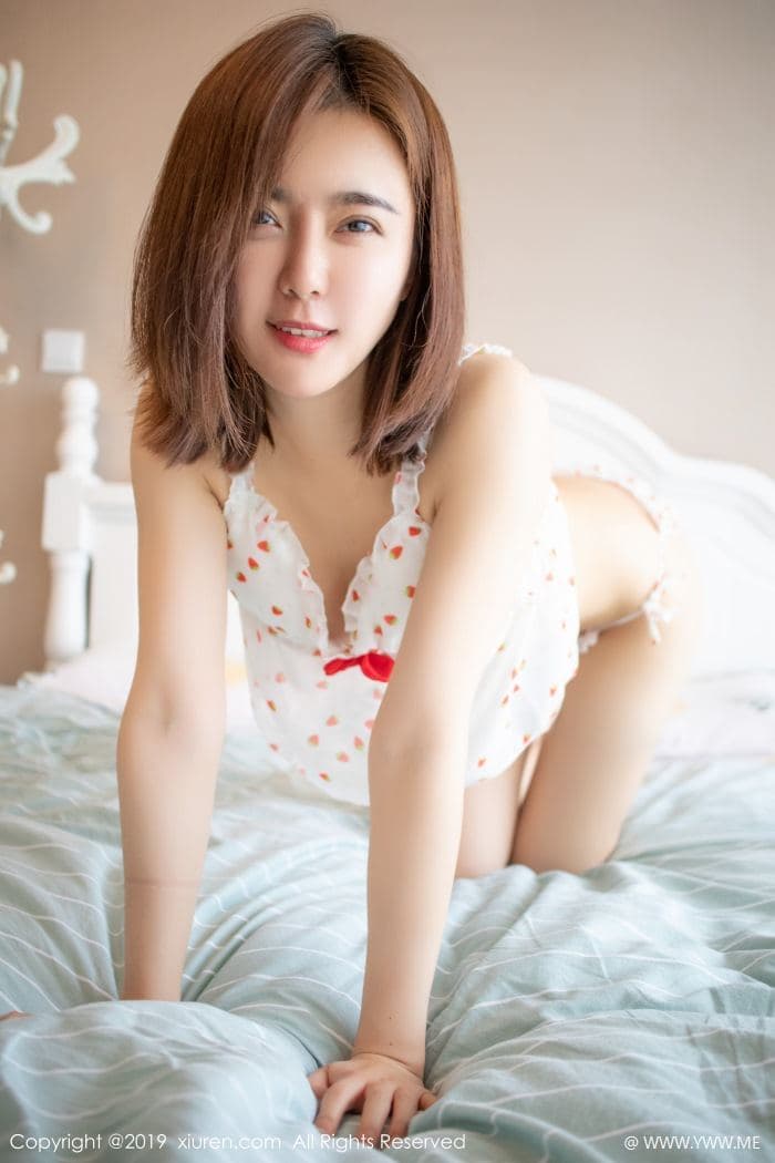 [XiuRen秀人网] 2019.05.28 No.1471 Yomi悠蜜 草莓内衣-像素点