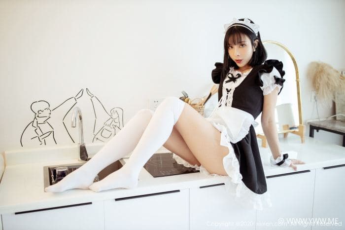 [XiuRen秀人网] 2020.02.26 No.2008 陈小喵 女仆妹子-像素点