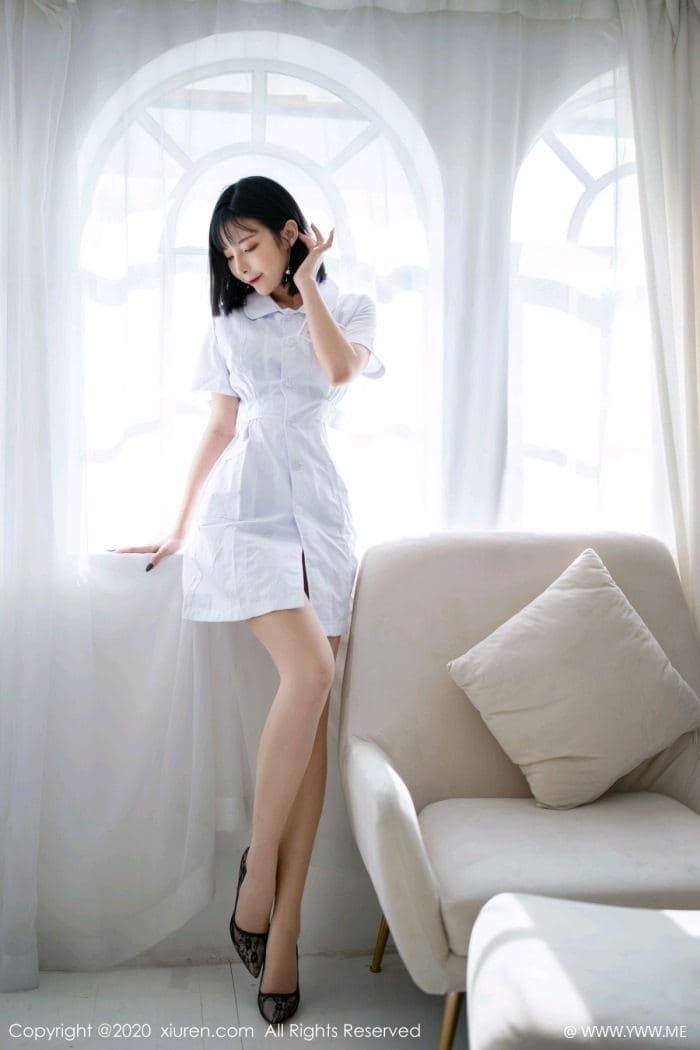 [XiuRen秀人网] 2020.01.18 No.1947 陈小喵 护士 美腿
