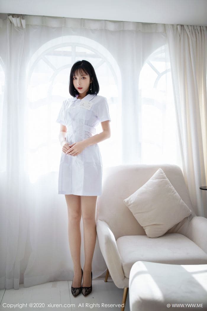 [XiuRen秀人网] 2020.01.18 No.1947 陈小喵 护士 美腿-像素点