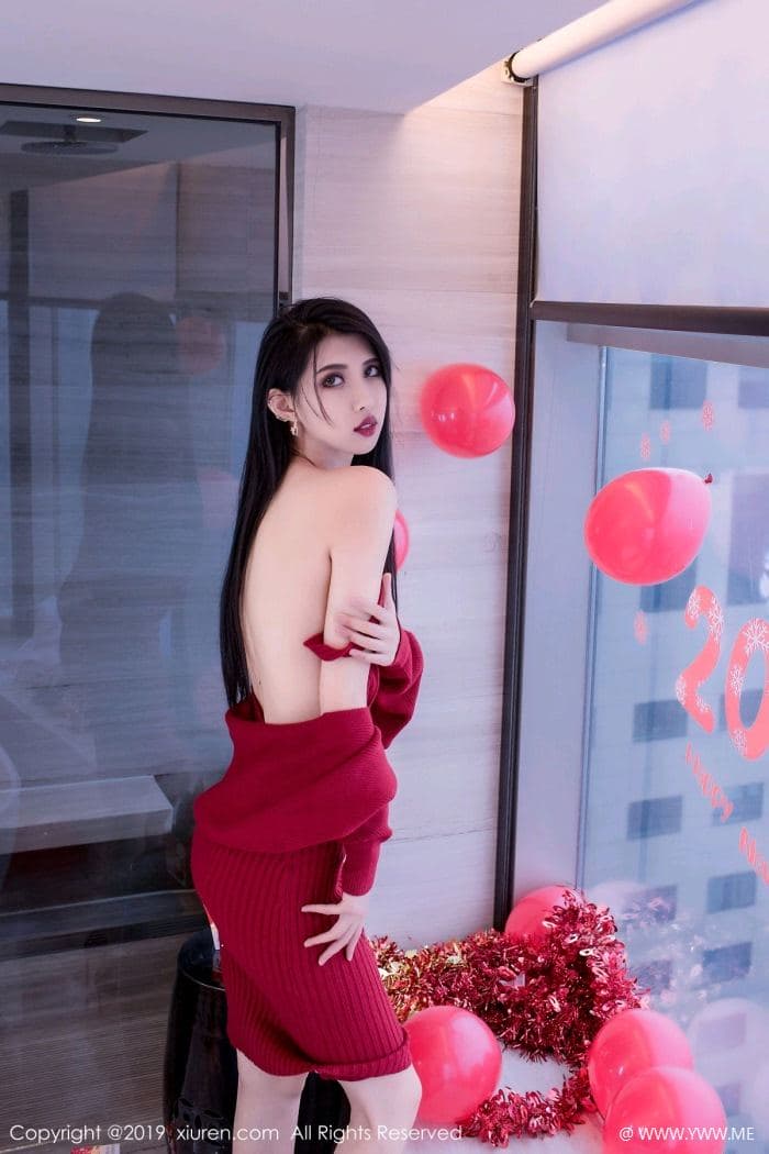 [XiuRen秀人网] 2019.12.23 No.1871 葛征Model 圣诞 丝袜-像素点