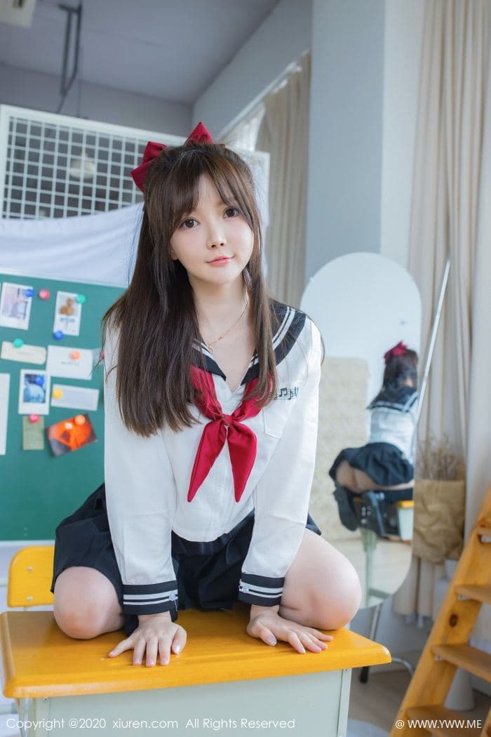 [XiuRen秀人网] 2020.04.27 No.2193 糯美子Mini 校服 学生-像素点