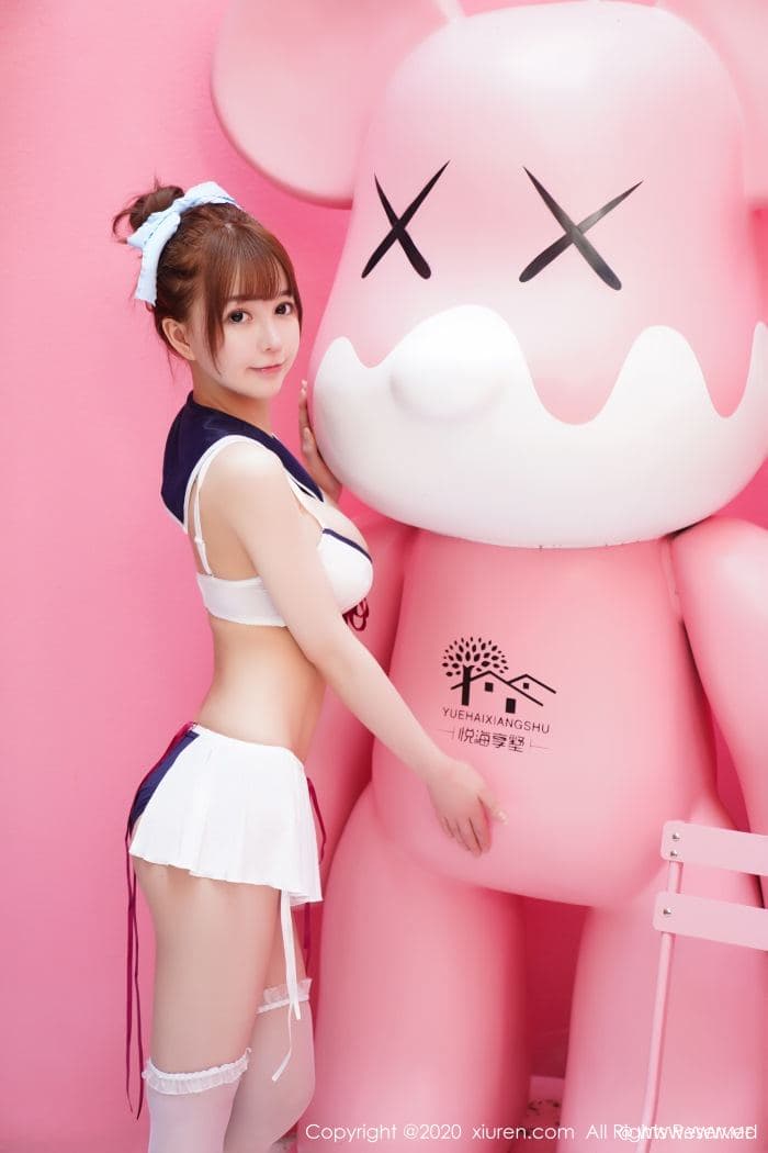 [XiuRen秀人网] 2020.05.14 No.2243 UU酱 水手服 蕾丝-像素点